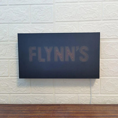 Flynn's Arcade LED Lightbox USB Powered & Dimmable Perfect for Gaming Room - FYLZGO Signs