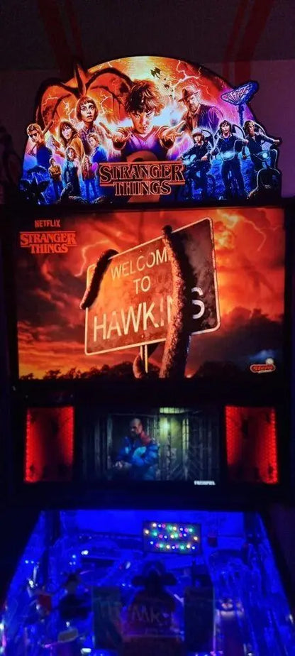 Exclusive Stranger Things Pinball Topper LED Lightbox USB plug Dimmer - FYLZGO Signs
