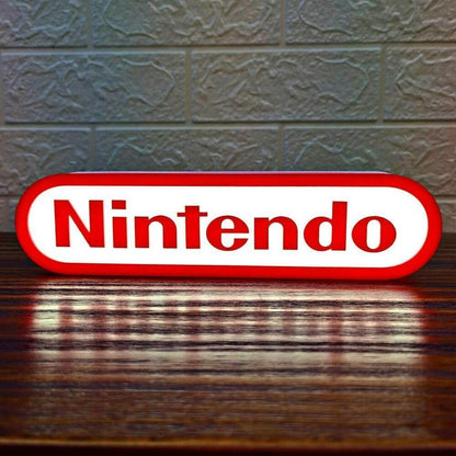Classic Nintendo Logo LED Light box 3D printed USB powered dimmable - FYLZGO Signs