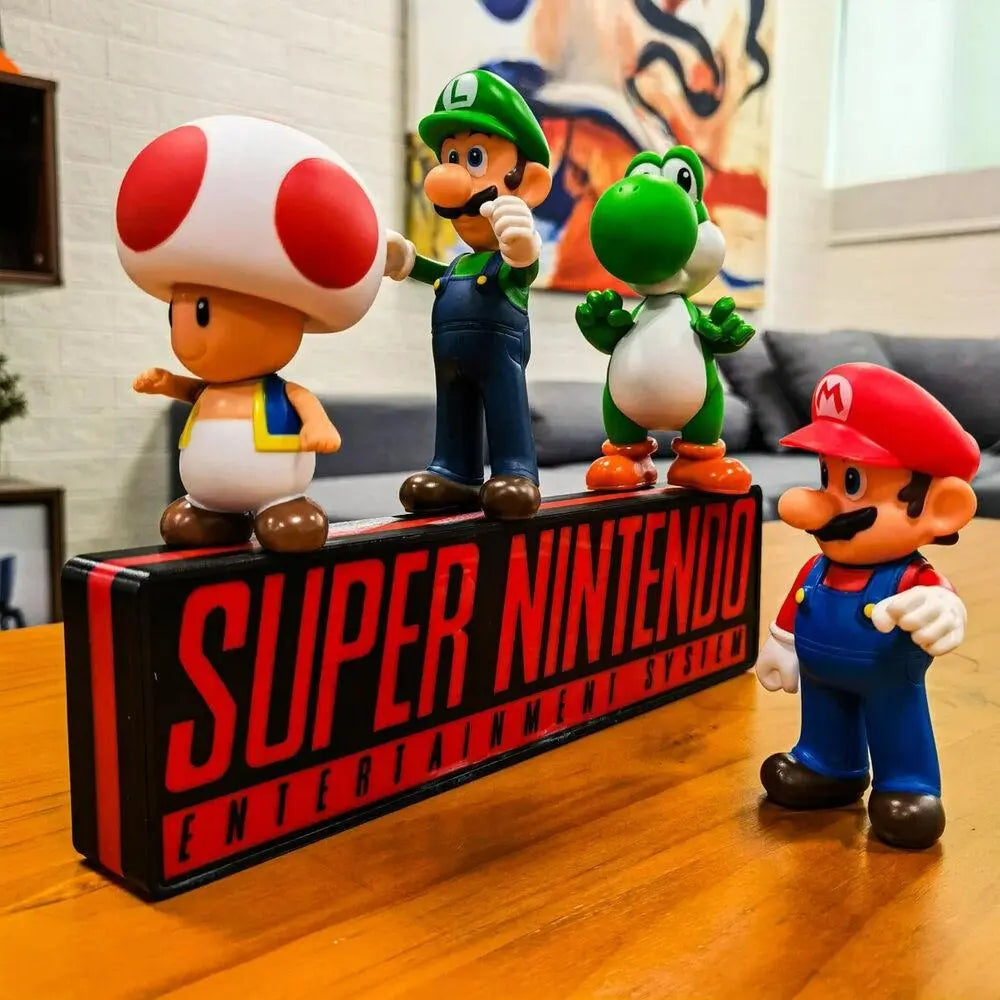 SNES Video Game Lightbox Led Light Great for Gaming Room Decor Nintendo Sign for Man Cave FYLZGO Signs