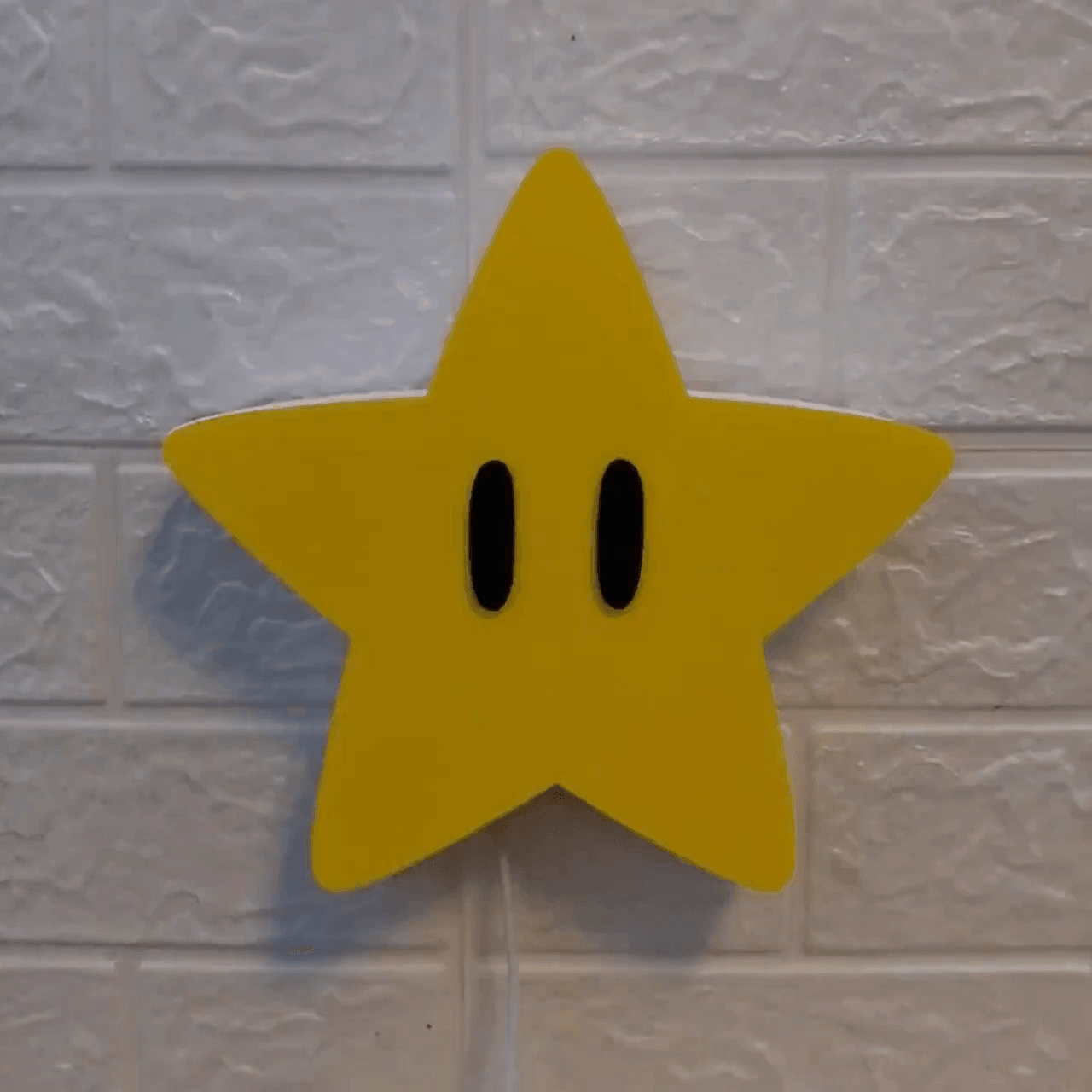 Super Star Super Mario Lamp Lightbox 11-18RGB,3D printing,Man cave,game - FYLZGO Signs