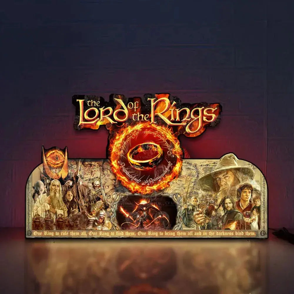 The War for Middle-earth – The Lord of The Rings Pinball Topper LED Lightbox FYLZGO Signs