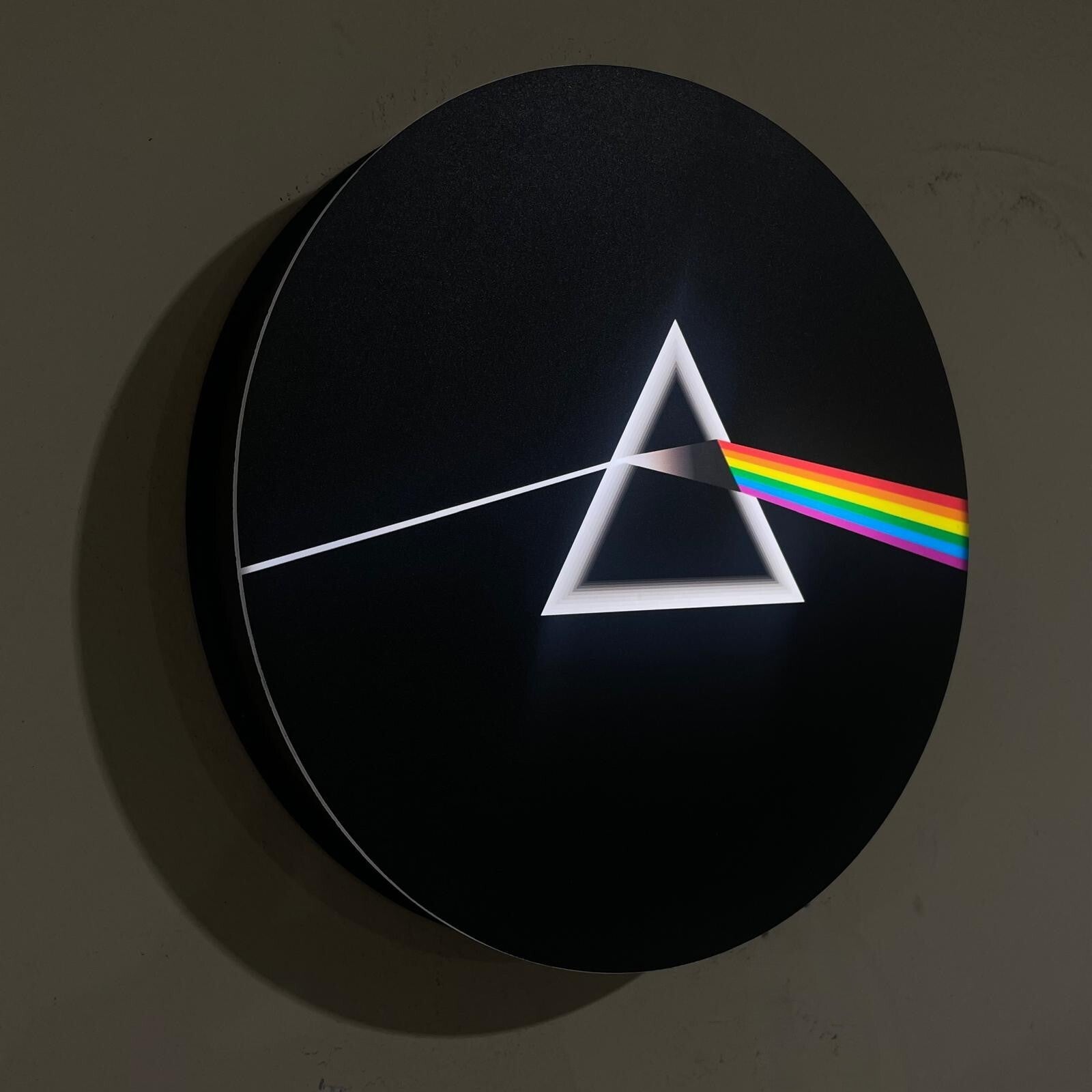 Pink Floyd The Dark Side of the Moon Light Sign with USB Pow. Dimmable Wall Dec FYLZGO