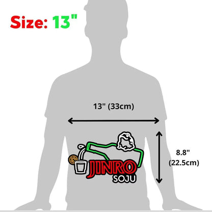 Jinro SoJu Sign, Pub Beer Signs, Home Bar Party Decor, Basement Bar Light - FYLZGO Signs