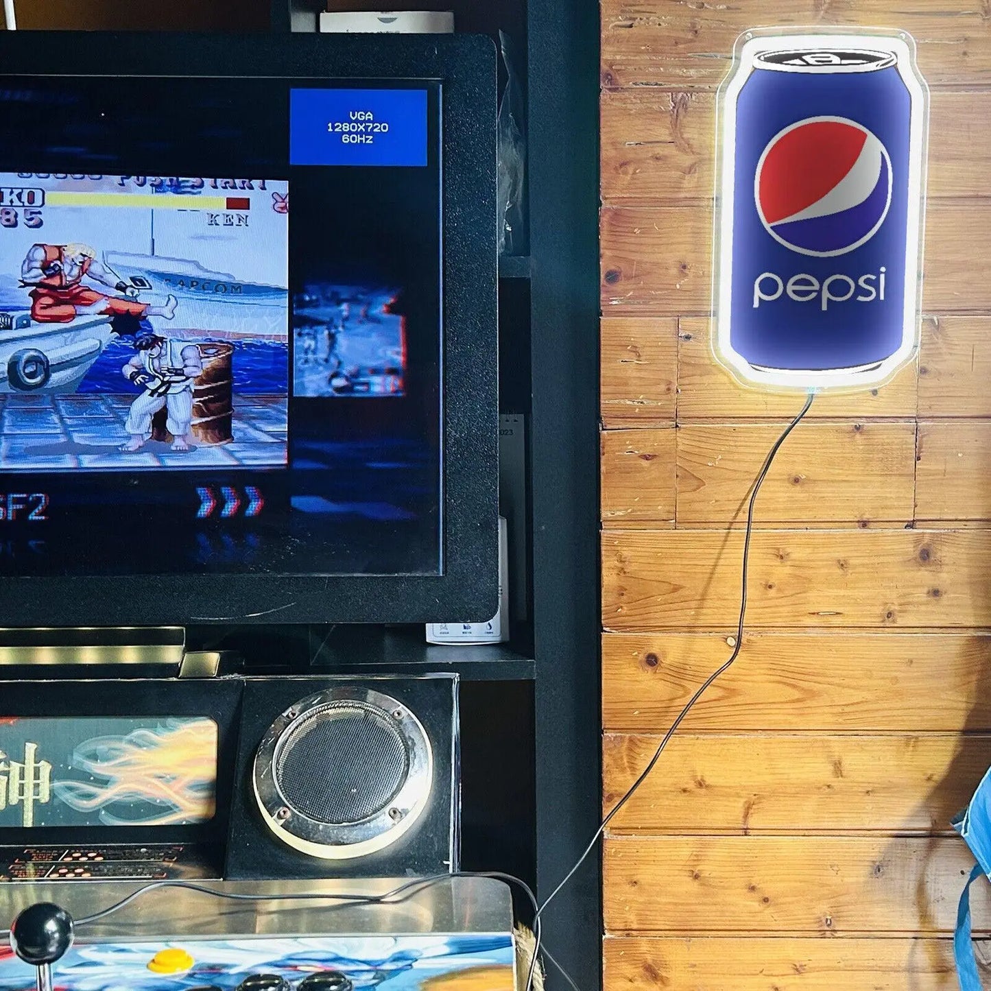 Pepsi Soda Drink Can Party Store Poster Light Neon Sign Wall Decor LED 12"x7" H4 FYLZGO Signs