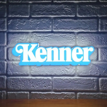 Kenner Logo LED Lightbox, Made by 3D Printer, USB Powered and Full Dimmable - FYLZGO Signs