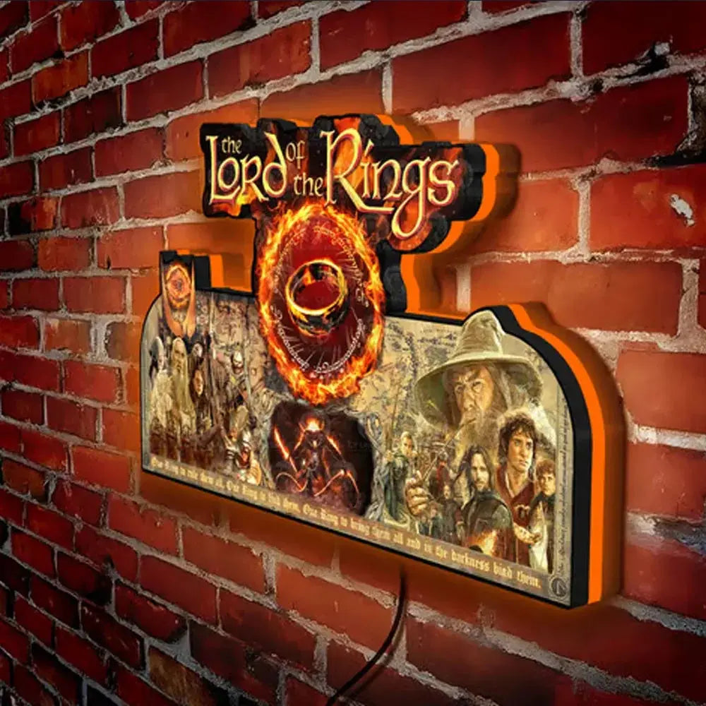 The War for Middle-earth – The Lord of The Rings Pinball Topper LED Lightbox FYLZGO Signs