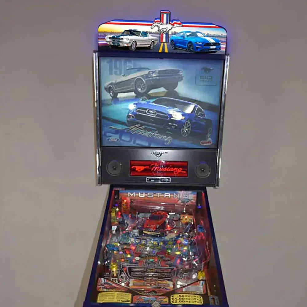 Ford Mustang Pinball Topper Custom 3D LED Topper Printed Lightbox FYLZGO Signs