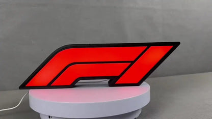 Formula 1 Printed Lightbox Home Workplace Decoration Led Light Wall Sign FYLZGO Signs