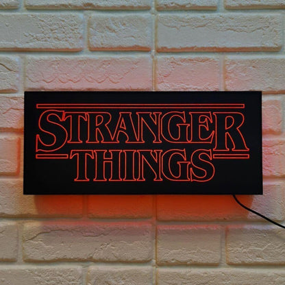 Stranger Things LED Lights Dimmable and USB Powered Upward Home Decor Lightbox - FYLZGO Signs