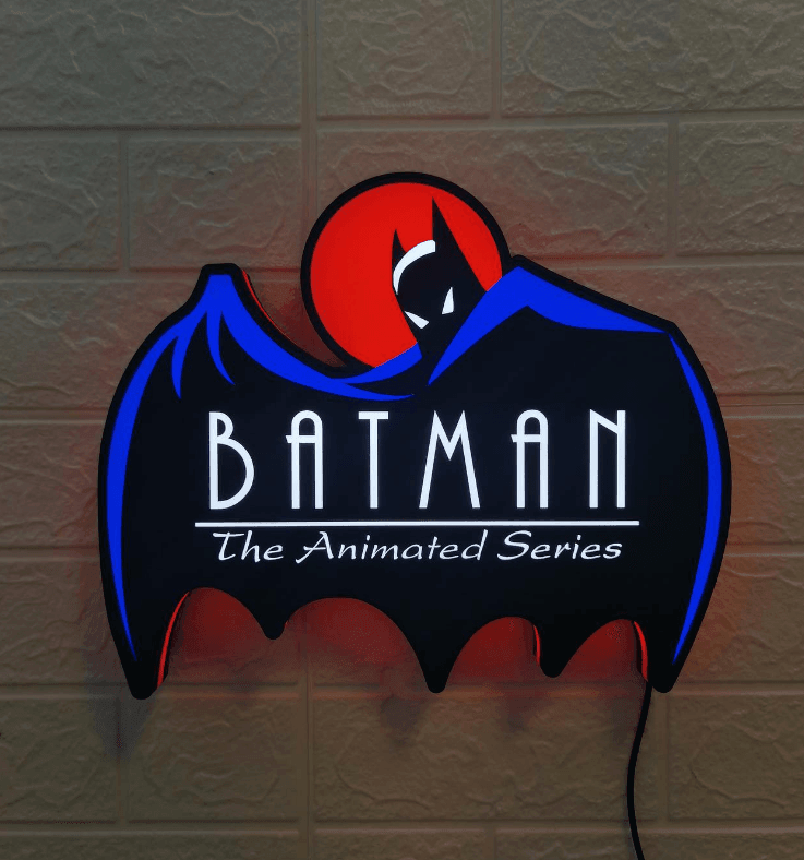 Batman The Animated Series 3D Printed Lightbox Fully Dimmable Great For Night Light - FYLZGO Signs