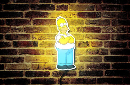 The Simpsons 3D Printed LED Lightbox - Choose Your Favorite Design! - FYLZGO Signs
