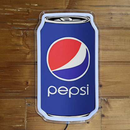 Pepsi Soda Drink Can Party Store Poster Light Neon Sign Wall Decor LED 12"x7" H4 FYLZGO Signs