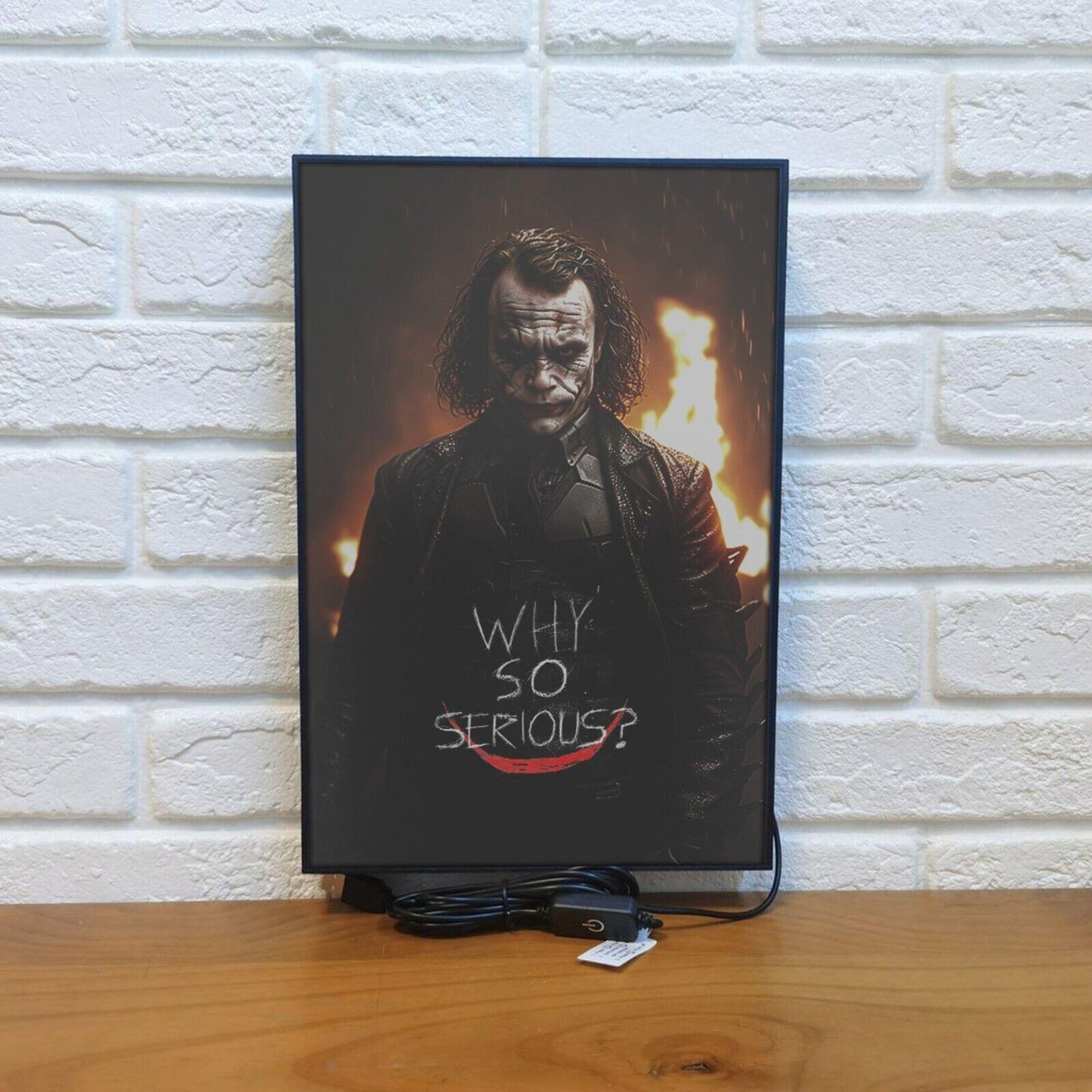 Joker Movie Poster from an Alternative Reality Heath Ledger Inspire - FYLZGO Signs