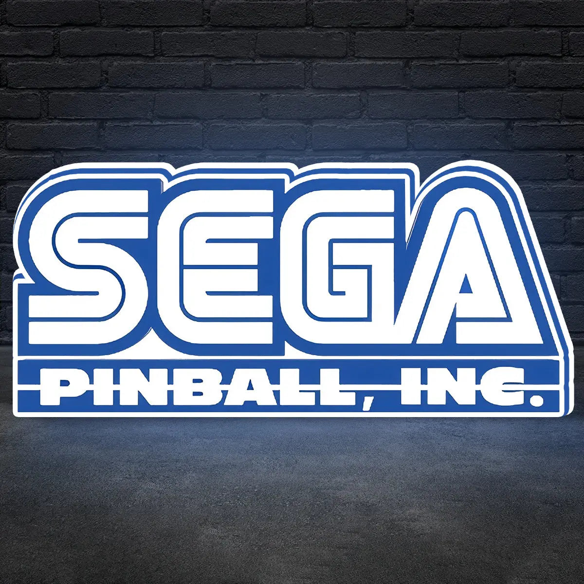 Sega Pinball Logo Led lightbox for Pinball Machine, 3D Printed Lightbox USB Powered & Full Dimmable FYLZGO Signs