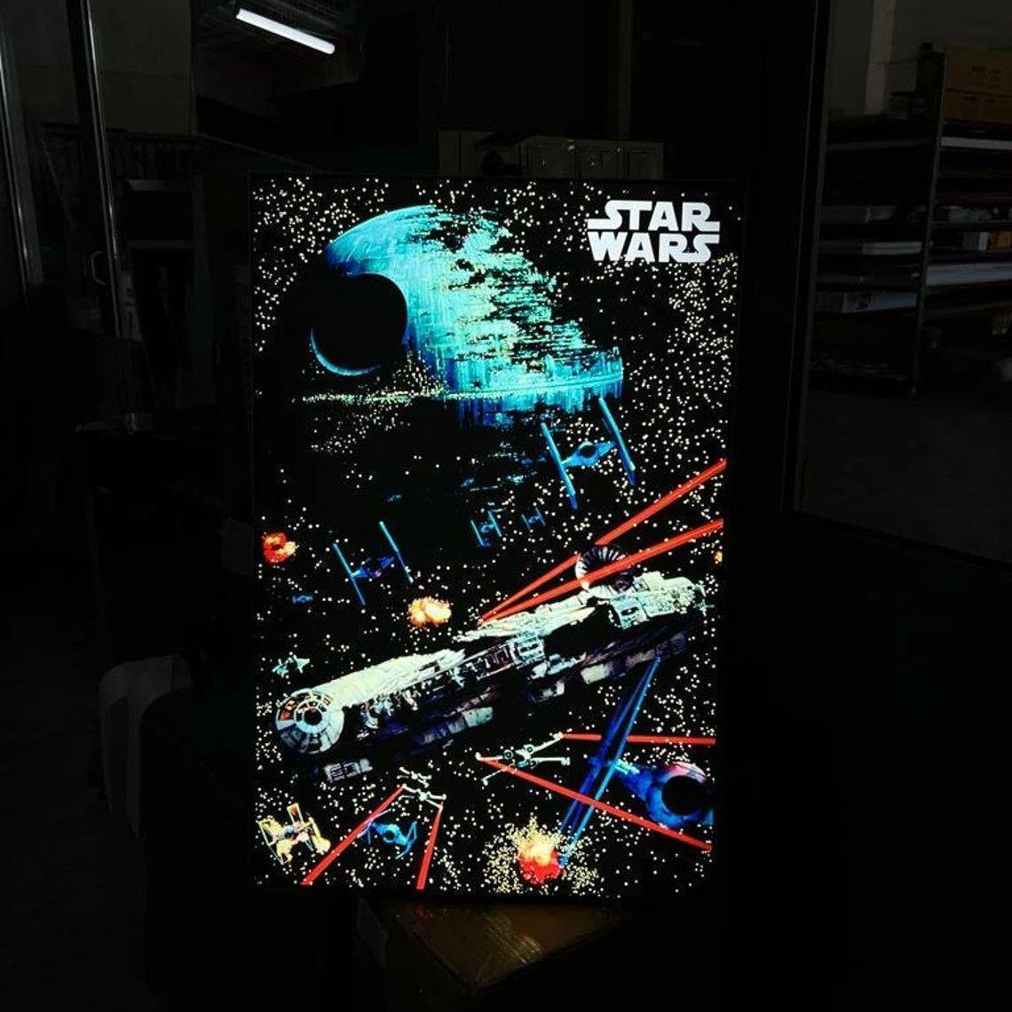 Star Wars Movie Poster LED Light Box (LED Light Box) New Type FYLZGO Signs