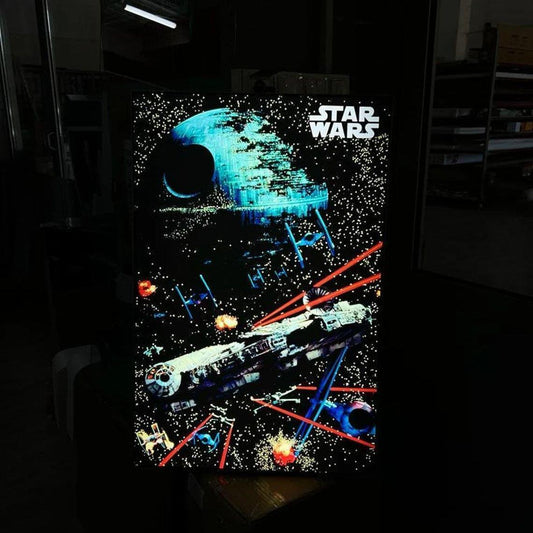 Star Wars Movie Poster LED Light Box (LED Light Box) New Type FYLZGO Signs