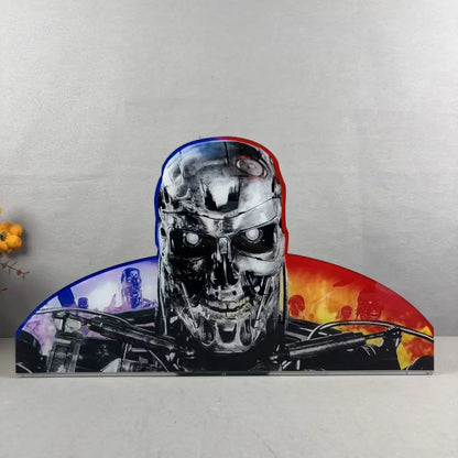 Arcade1Up's Terminator 2 Pinball Acrylic LED Topper, for Pinball Machine, Pinball Topper FYLZGO Signs