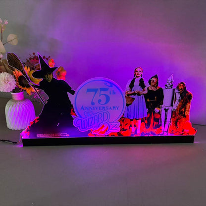 The Wizard of Oz Topper 3D Acrylic LED Topper, 75th Anniversary, Game Room Decor, Family Fun Center Decor, Mans Cave NEOUNIK Signs